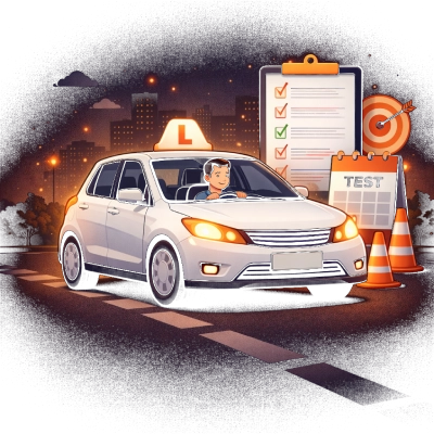 Practical test booked driving lessons